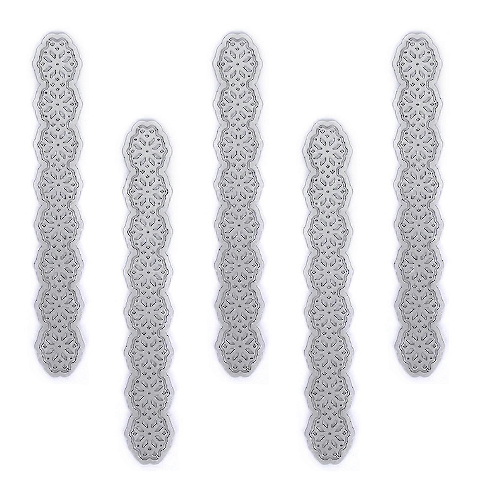 5 قطع معدن النقش قطع يموت الكربون الصلب ورقة نحت بطاقة خط جوفاء قالب- CE