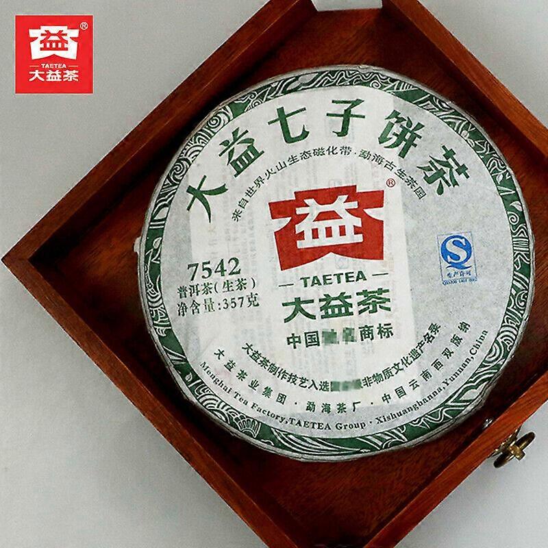 2012 TAETEA 7542 Sheng Puer Tea Random Batch Menghai Dayi Raw Pu'er Tea 357g