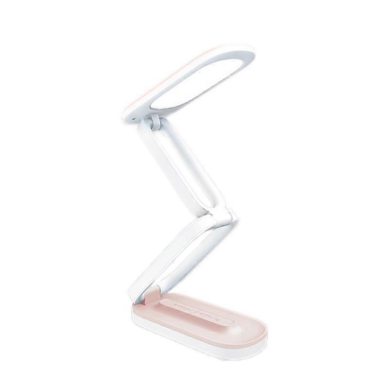 USB Foldable Reading Eye Light, Colour: Pink White Pink White
