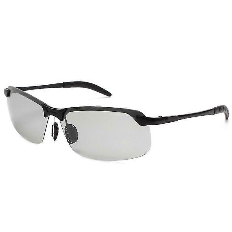 (black Frame-color-changing Gray)color-changing Polarized Sunglasses