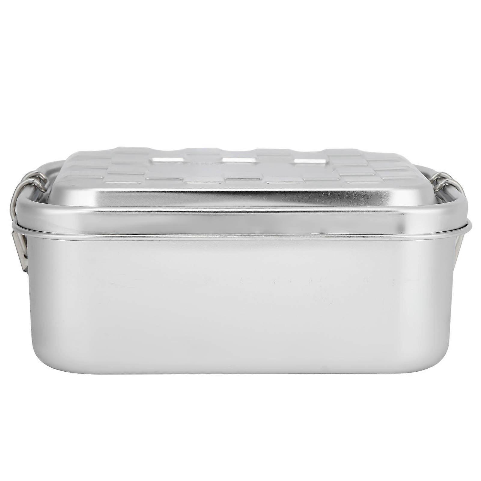 Single Layer Lunch Box Food Bento Container Stainless Steel 304 Home Accessory compatible StudentsSmall