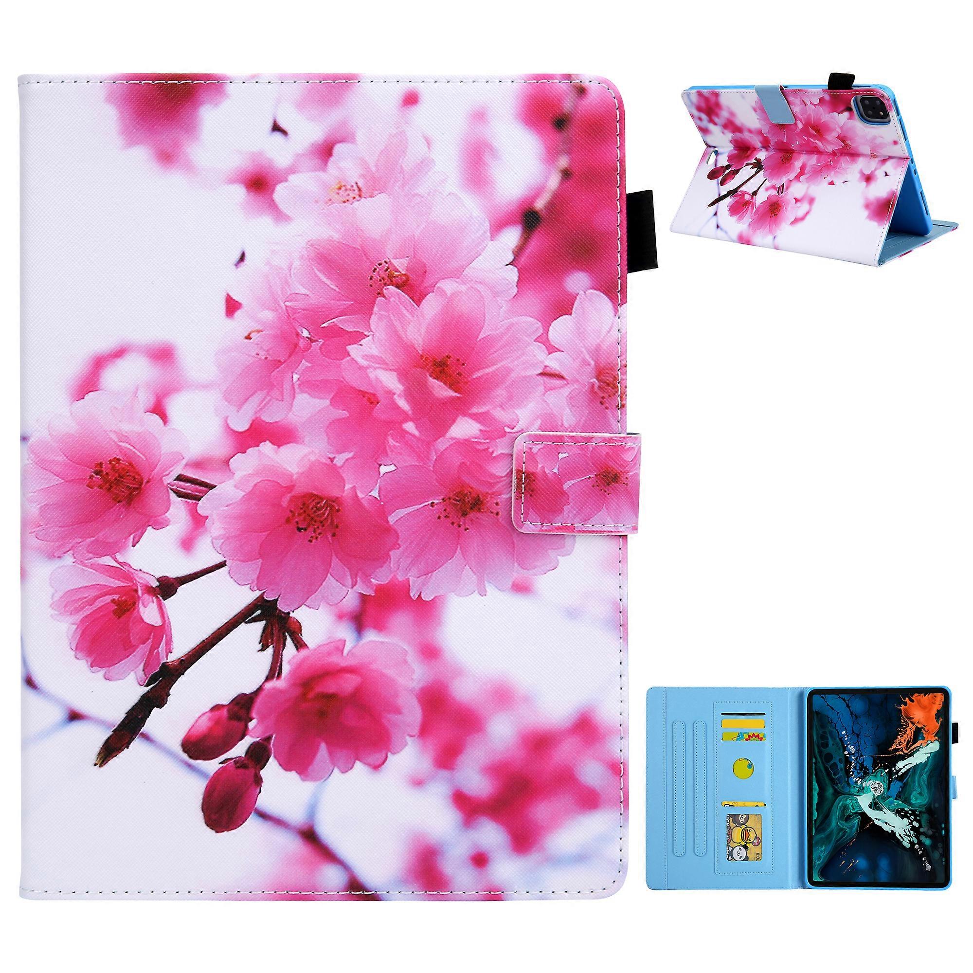 Pattern Printing Leather Stand Smart Case for iPad Pro 11-inch (2020)/(2018)/iPad Air (2020)/Air (2022) Tablet Shell - Afterglow
