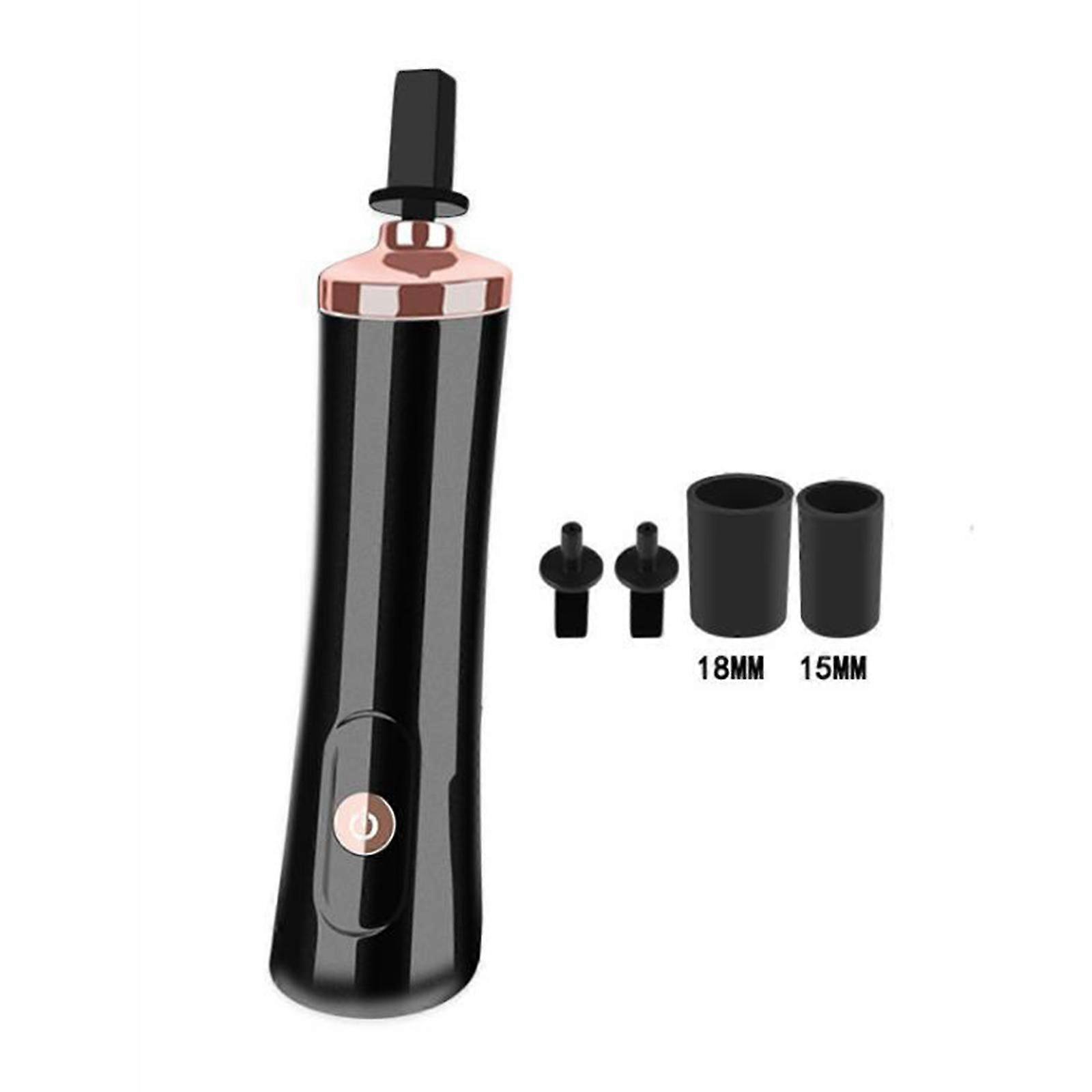 4x Elektrikli Sıvı Shaker Kirpik Yapıştırıcı Karıştırıcı, Eşit Sallama Oje/Kirpik Yapıştırıcı/ - Siyah