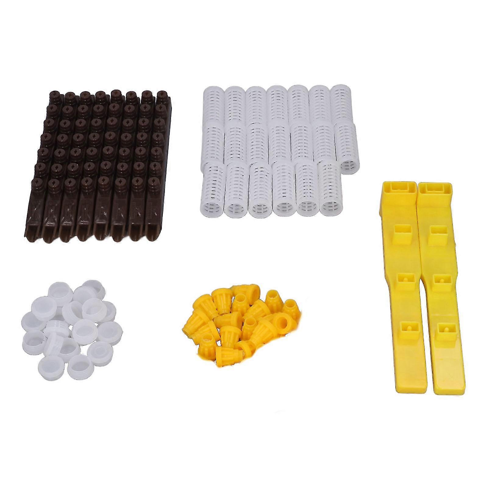 Beekeeping Cell Cup Holder Frame Bar - Multifunctional Base with Type B Cups for Beekeeper Tools