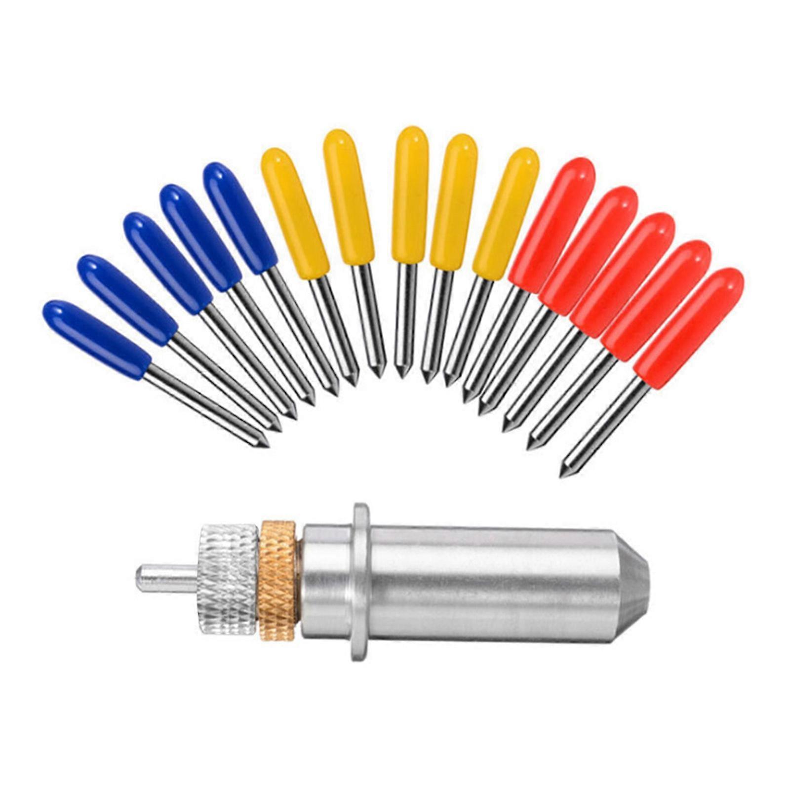 Cutting Plotters Blades15 Pcs 30/45/60 Degrees Replacement Blade Part for Power Tools Cutting Plotters Cutter Blades