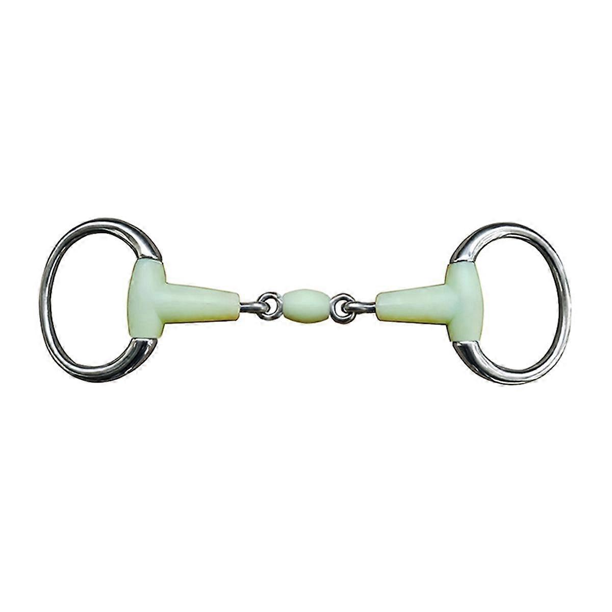 Horse Snaffle Bit, Stainless Steel Loose Ring Horse Mouth Bit, Loose Link Horse Mouth Bit for Horse Training and Riding