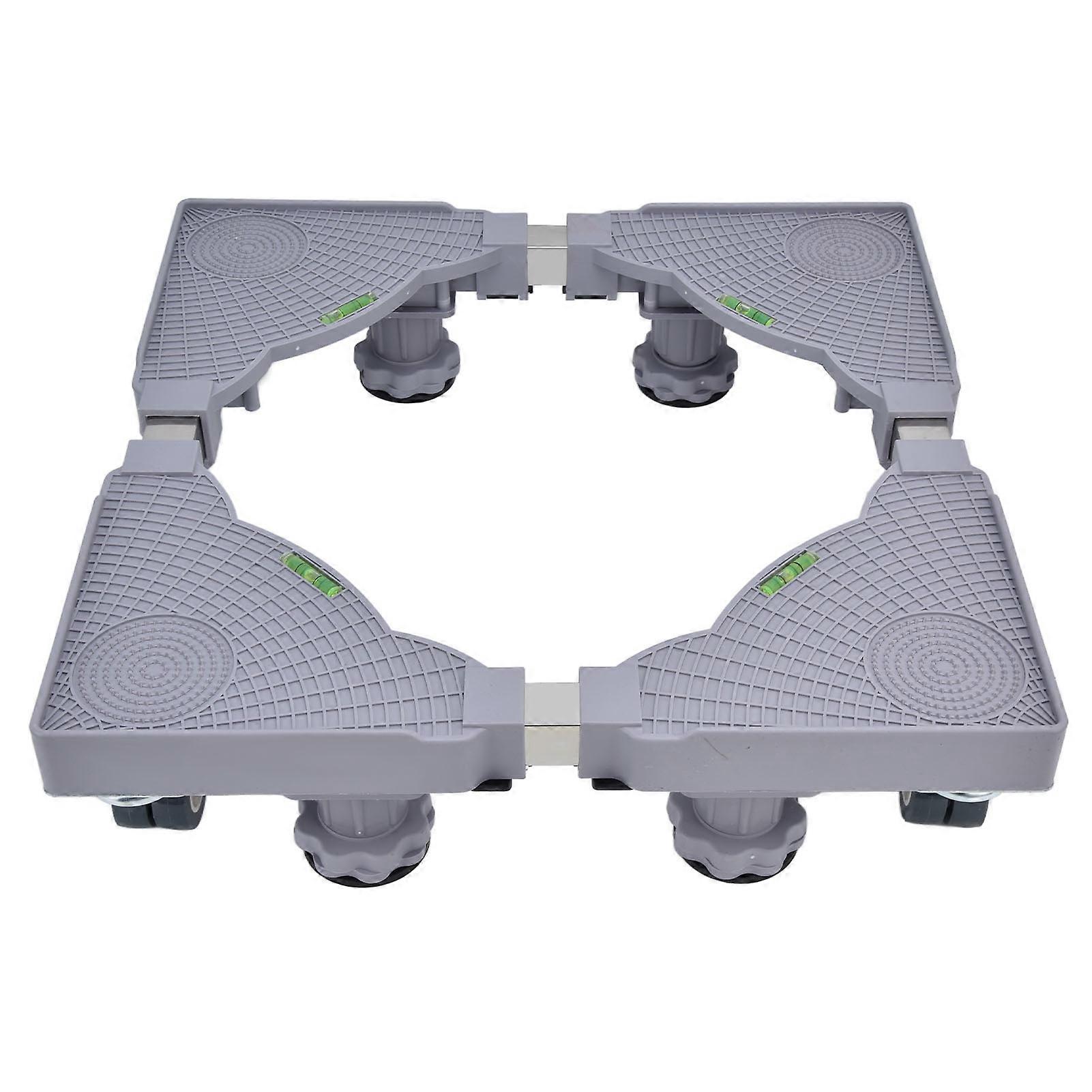Washing Machine Stand Multifunctional Movable Adjustable Base Mobile Roller with Locking Wheels