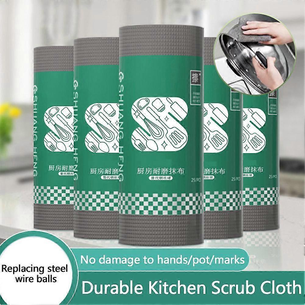 5 قطع قطعة قماش فرك المطبخ المتينة ، قماش مقاوم للاهتراء للمطبخ قل وداعا للبقع ، جديد 100٪