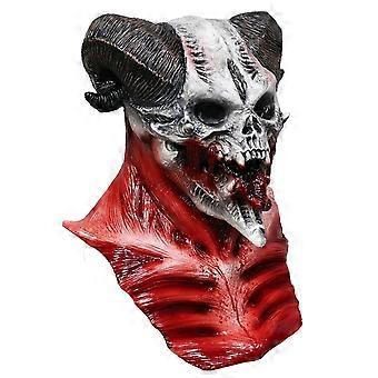 Horn Devil Demon Latex Mask Realistic Krampus Demon Mask Chirstmas