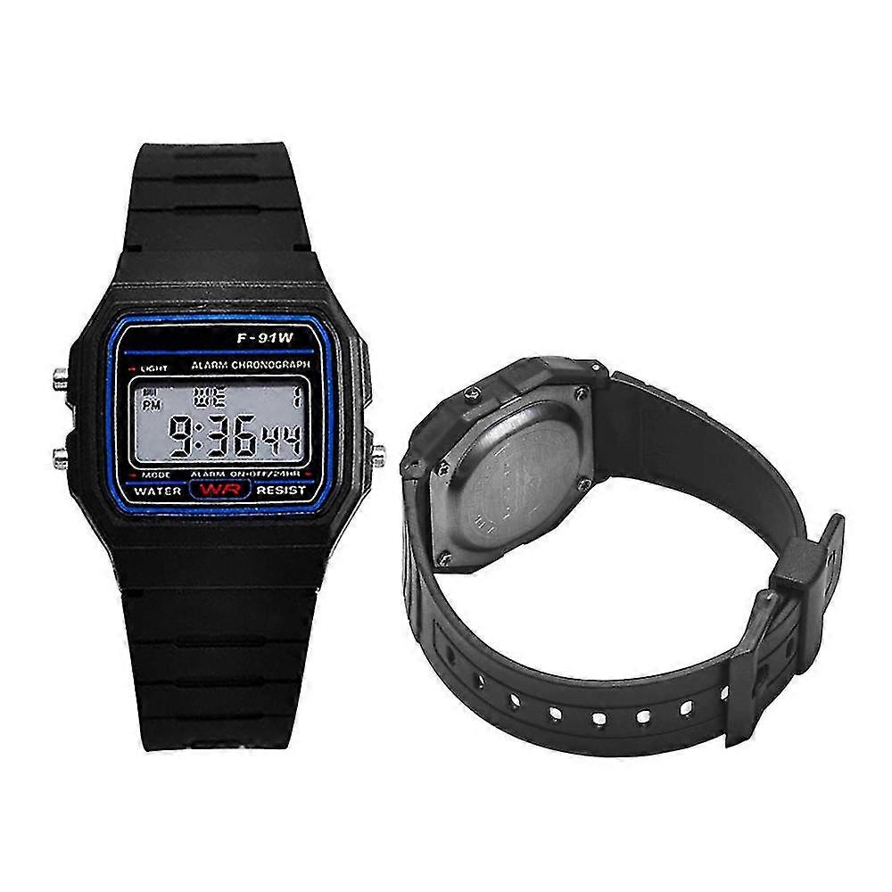 Luxury Classic Digital Watch F-91W Unisex Retro Vintage Sport LED Waterproof