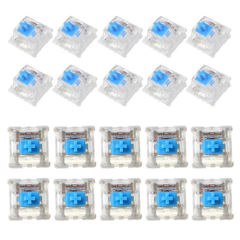 10Pcs 3 Pin Mechanical Keyboard Switch Blue for Cherry MX Keyboard Tester Kit