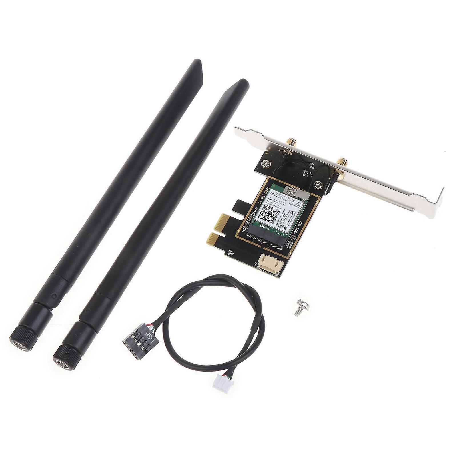 PCIE WiFi Desktop Kit 7260AC Expands WiFi 2.4G/5GHz BT 4.0 Dual Band + Antenna