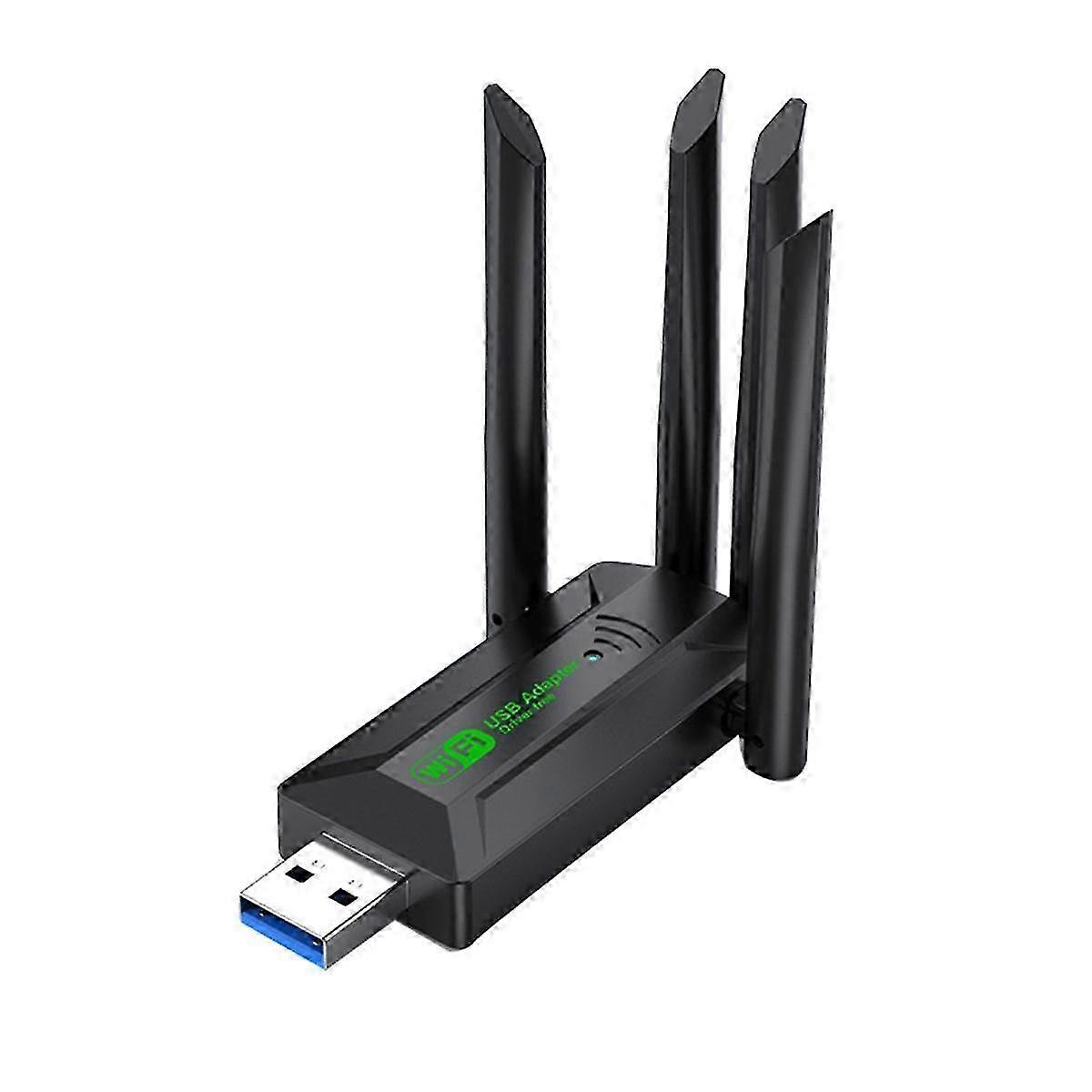 1200mbps Dual Band Usb3.0 Wifi Adapter 2.4ghz 5ghz Wifi Adapter With 4 Antenna Pc Mini Computer Network Card Receiver