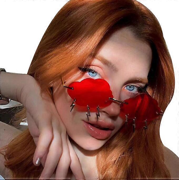 Cloud lightning Sunglasses for Party Rimless Sun glasses