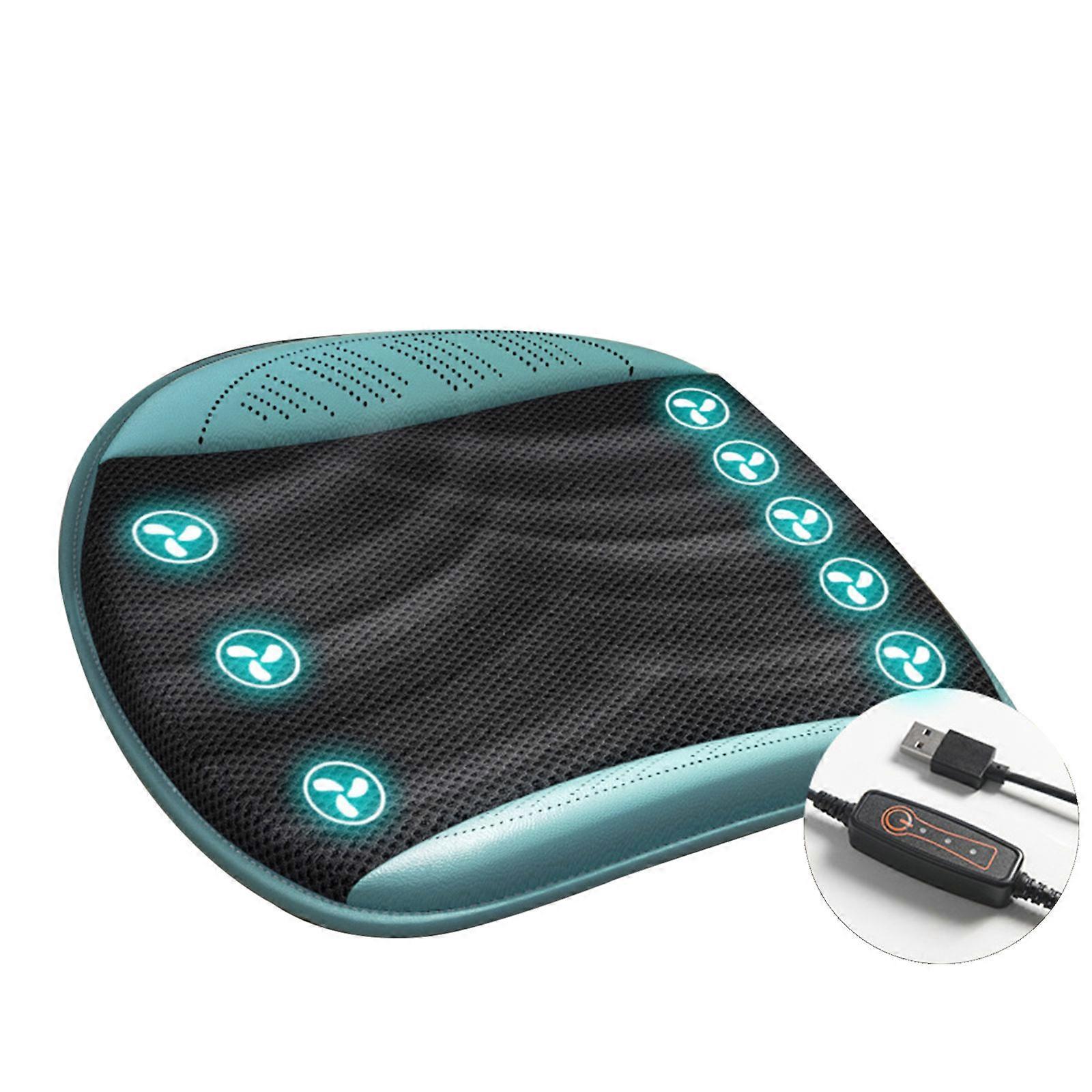 2023 New Best Universal Car Seat Cushion with USB Port, Breathable Air Flow Cooling Pad for Summer