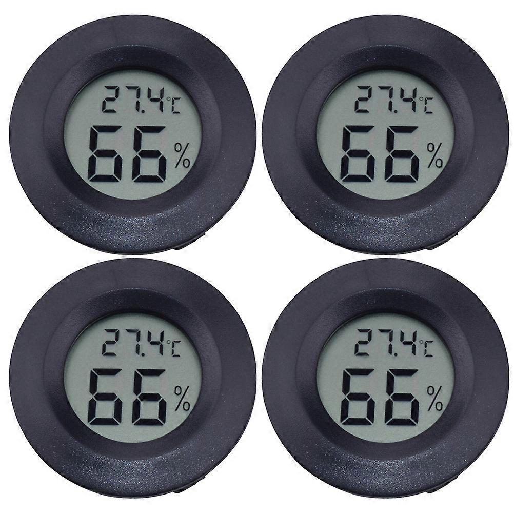4 PC Indoor Humidity Meter Humidifiers Dehumidifier Meter Digital Thermo Hygrometer Reptile