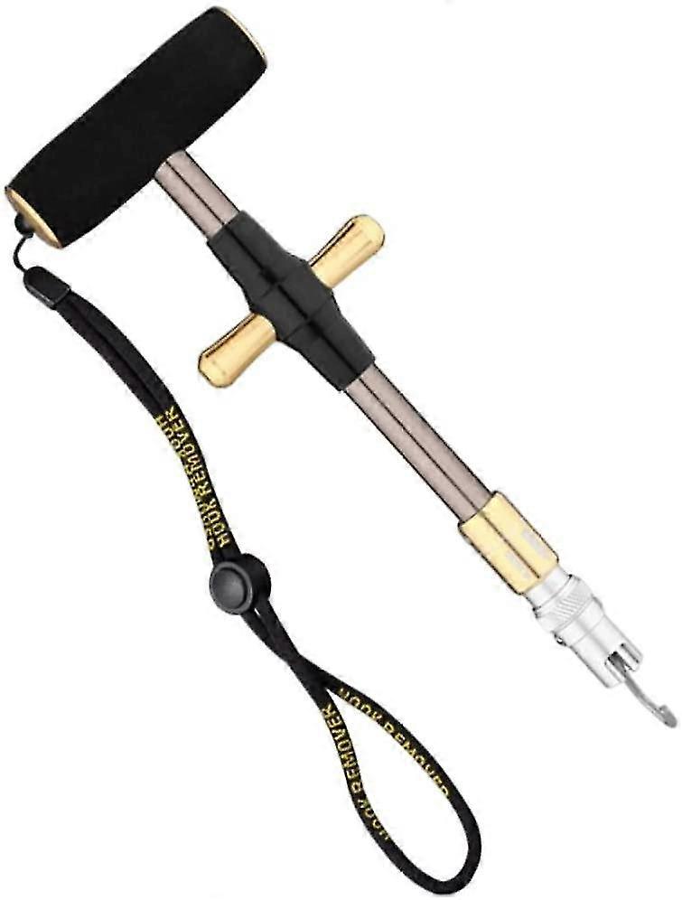 T-shaped Hook Puller Fish Hook Separator Aluminum Alloy Fishing Hook Extractor Puller Removal Tool Gold Fish Hook Remover