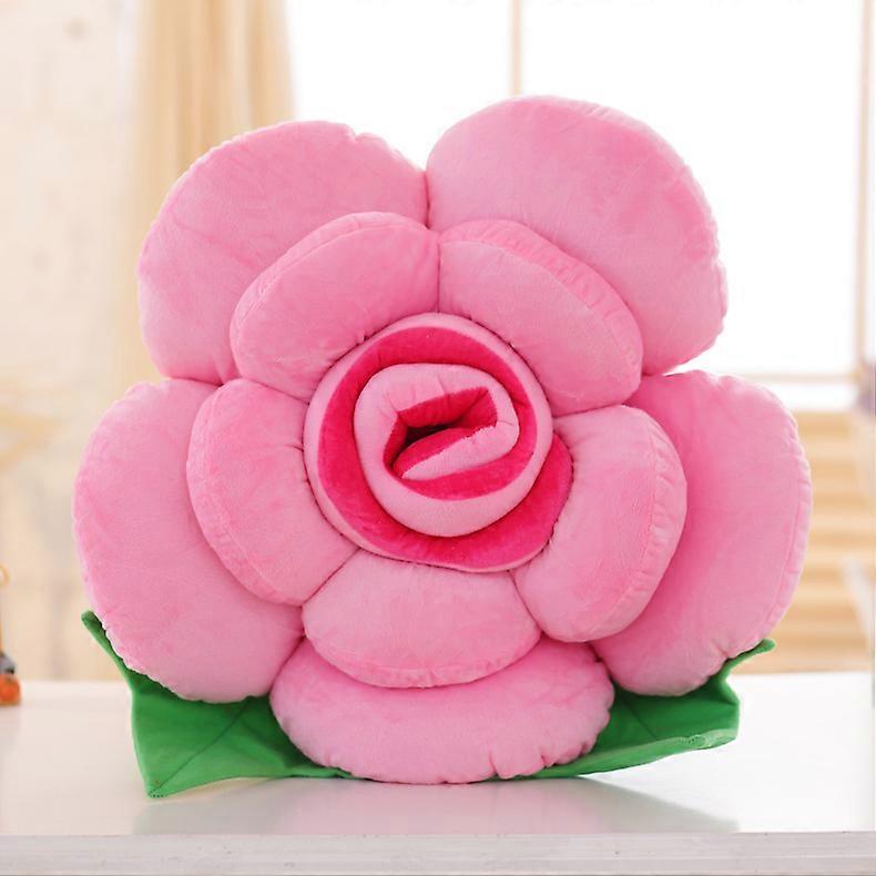 Rose Throw Pillow Rose Plush Toy Cushion Cushion Girl Valentine's Day Gift