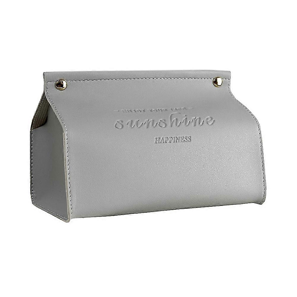 Huis Decoratieve Lederen Tissue Box Houder