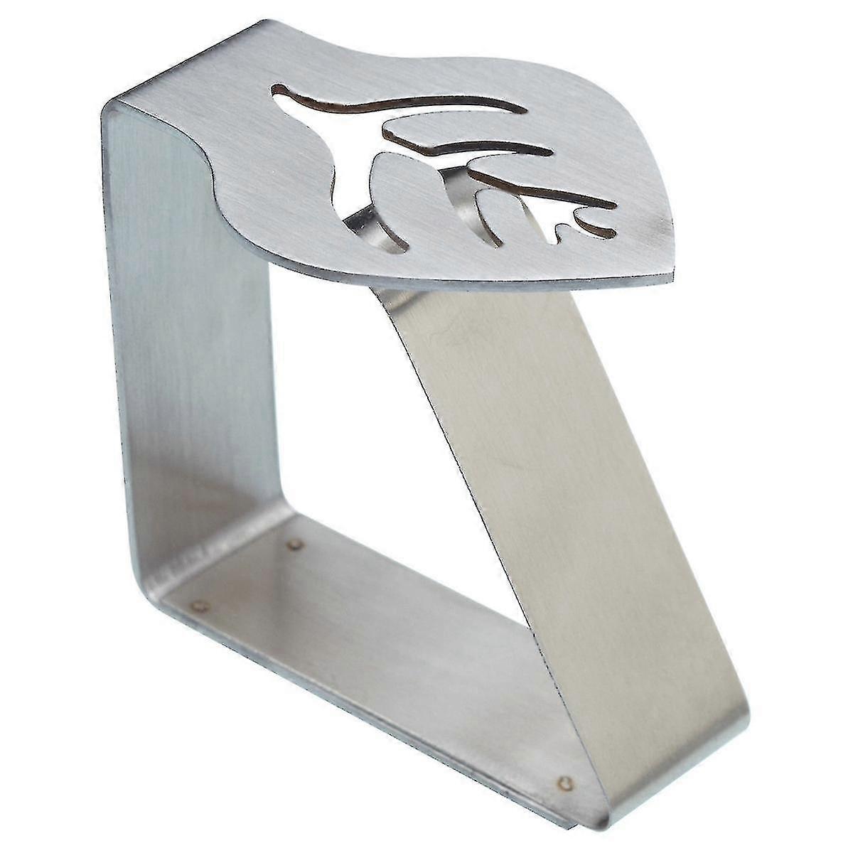 12pcs Stainless Steel Leaf Design Clamp Holder Tablecloth Clips