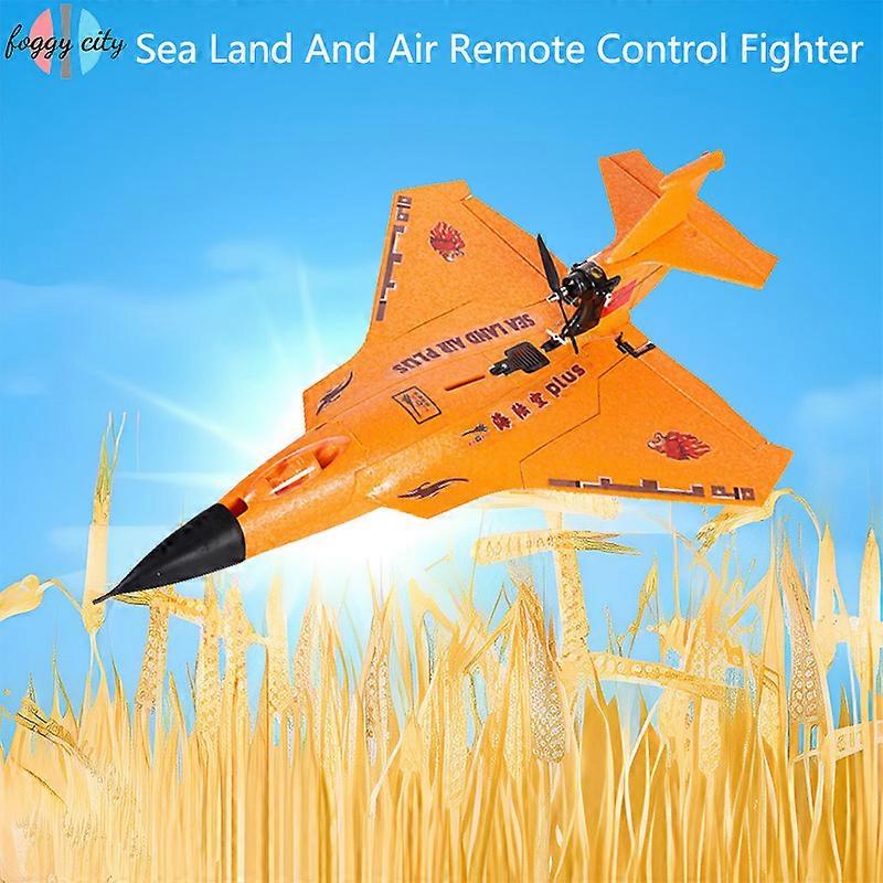 Sea Land And Air Plus Remote-controlled Aircraft Model Epp Material Waterproof Automatic Return Controllable Led Light Toy Gift