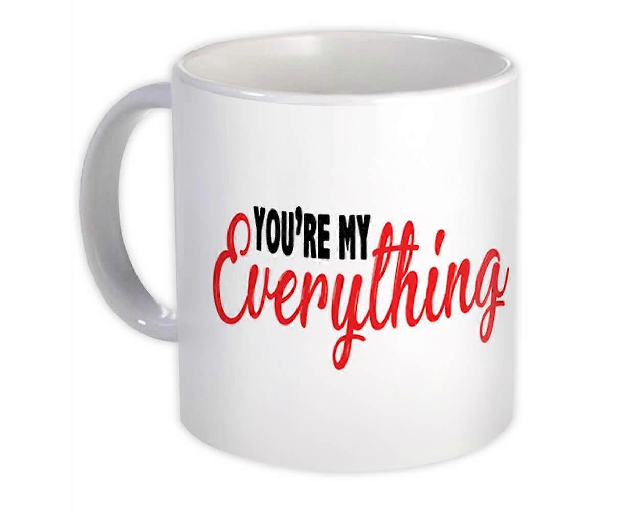 كوب هدية: أنت كل شيء أحب عيد الحب