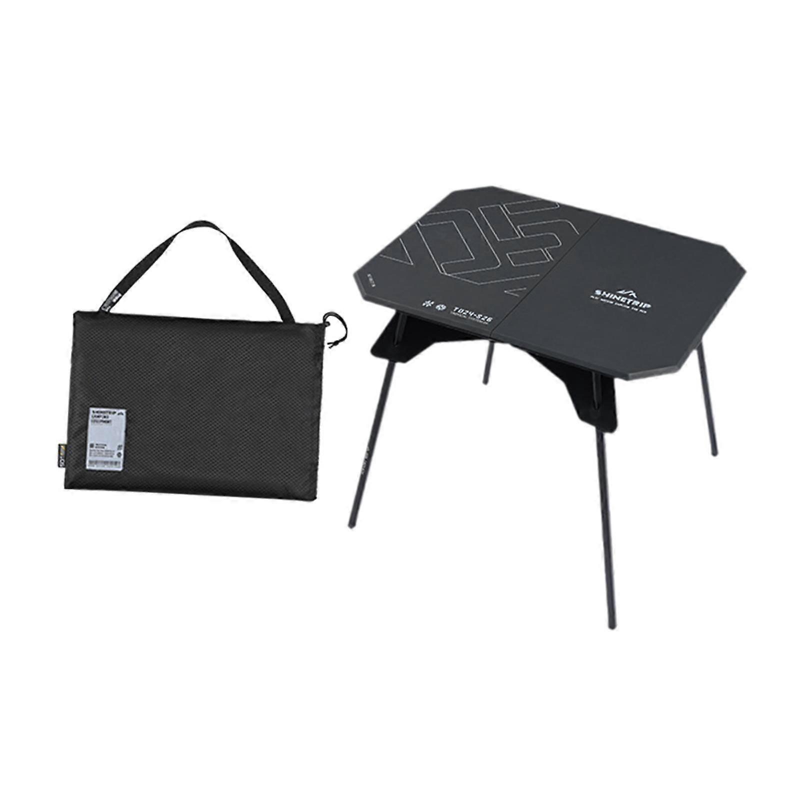 折りたたみテーブルバックパッキング用多機能キャンプテーブルバックヤードアウトドアブラック