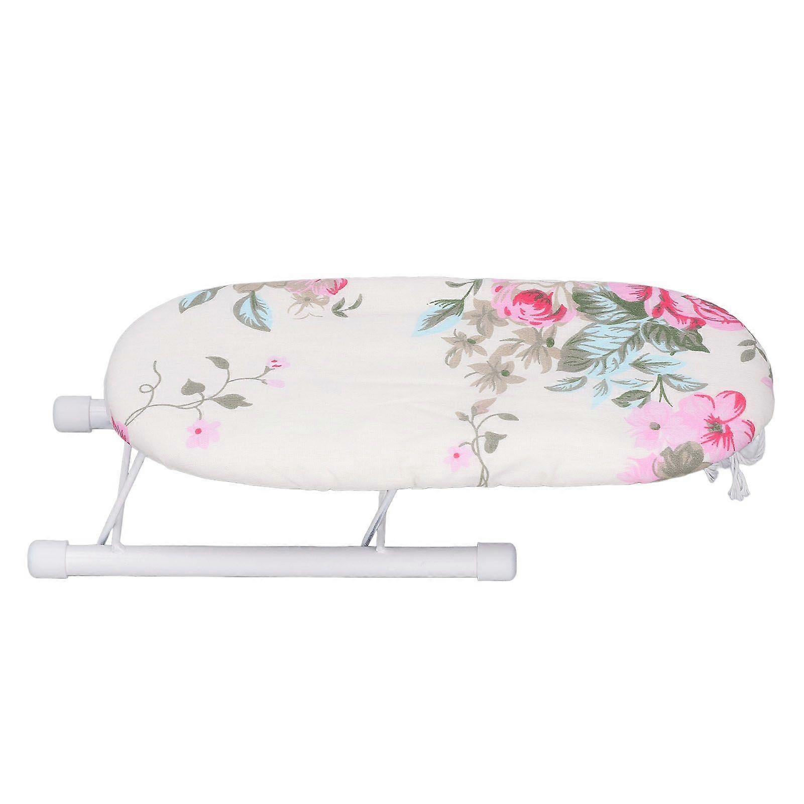 Table Top Ironing Board Foldable Leg Mini Sleeve Cuffs Collars Ironing Table for Home Travel Use