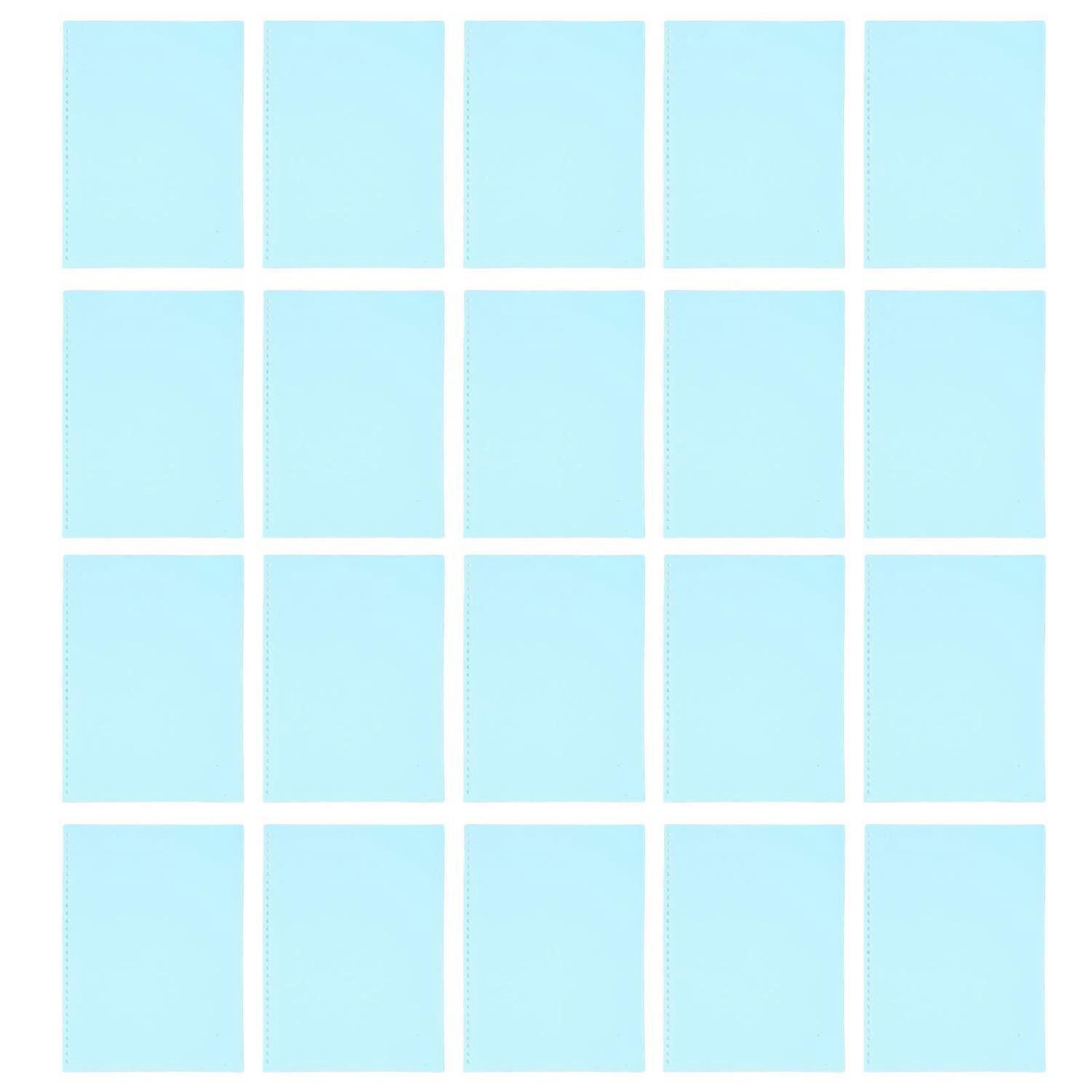 20Pcs ματ A4 συνδετική κάλυψη εγγράφου προστασίας φύλλων πλαστικό 30 τρύπες PP για την παρουσίαση ανοιχτό πράσινο