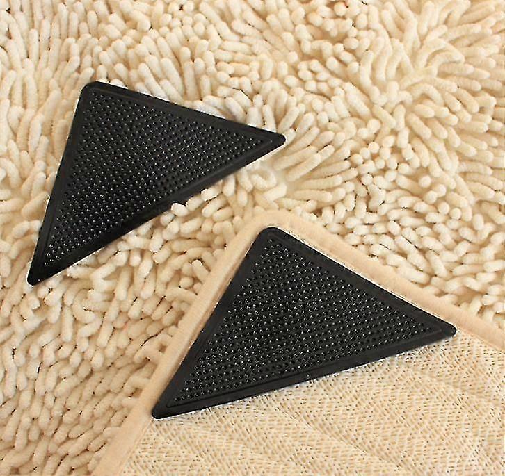 Pa Of 8 Pieces Of Non-slip Carpet Gripper Reusable Carpet Non-slip Tape 8 Pieces Of Carpet Corner Carpet Gripper For Area Carpets,2188