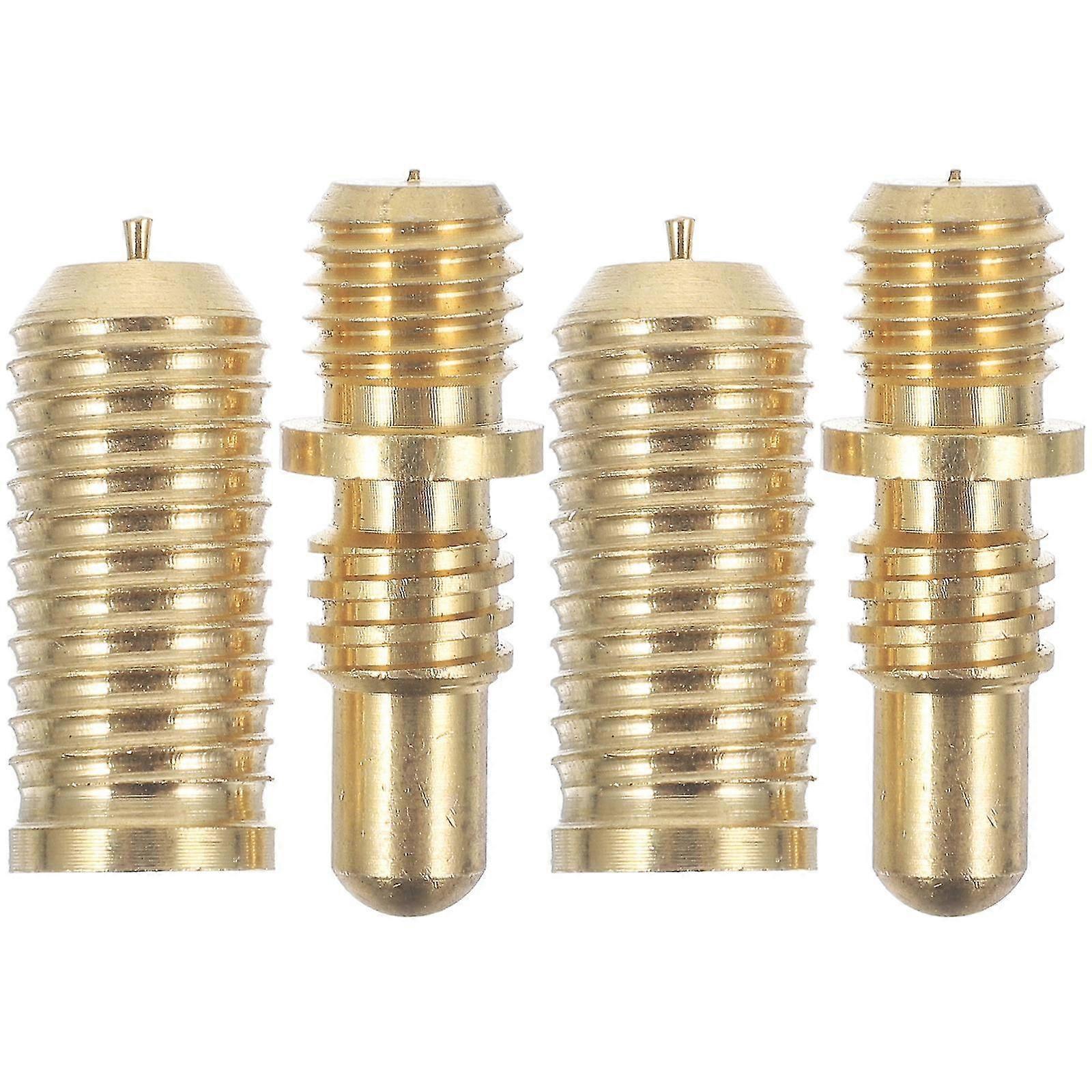 2 Sets Pool Cue Joint Pin Screws Billiard Cue Tip Inserting Screws Billiard Cue Hardware Supplies