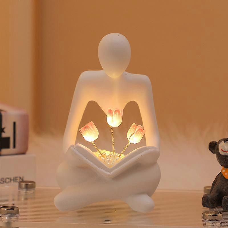 Artistic Tulip Night Light with Soft Glow