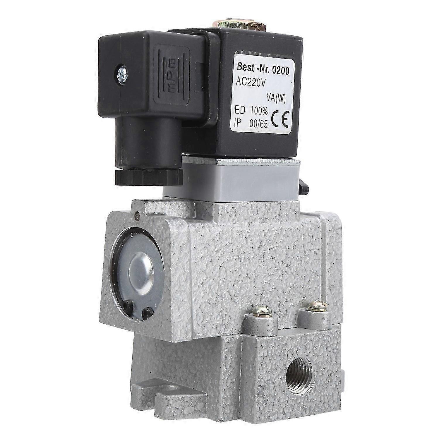 Pneumatic Solenoid Valve 2 Position 3 Way Directional Change Controller G1/8in K23JD6AC220V