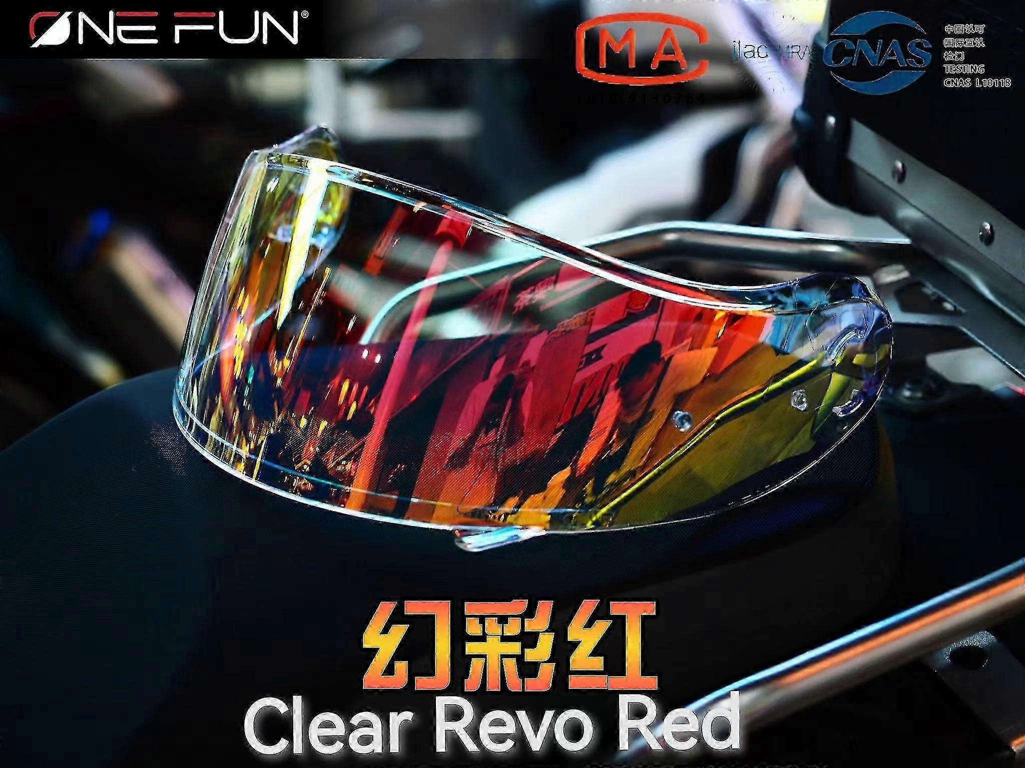 Visière pour casque intégral Trail Nox N312 Impulse blanc/rouge