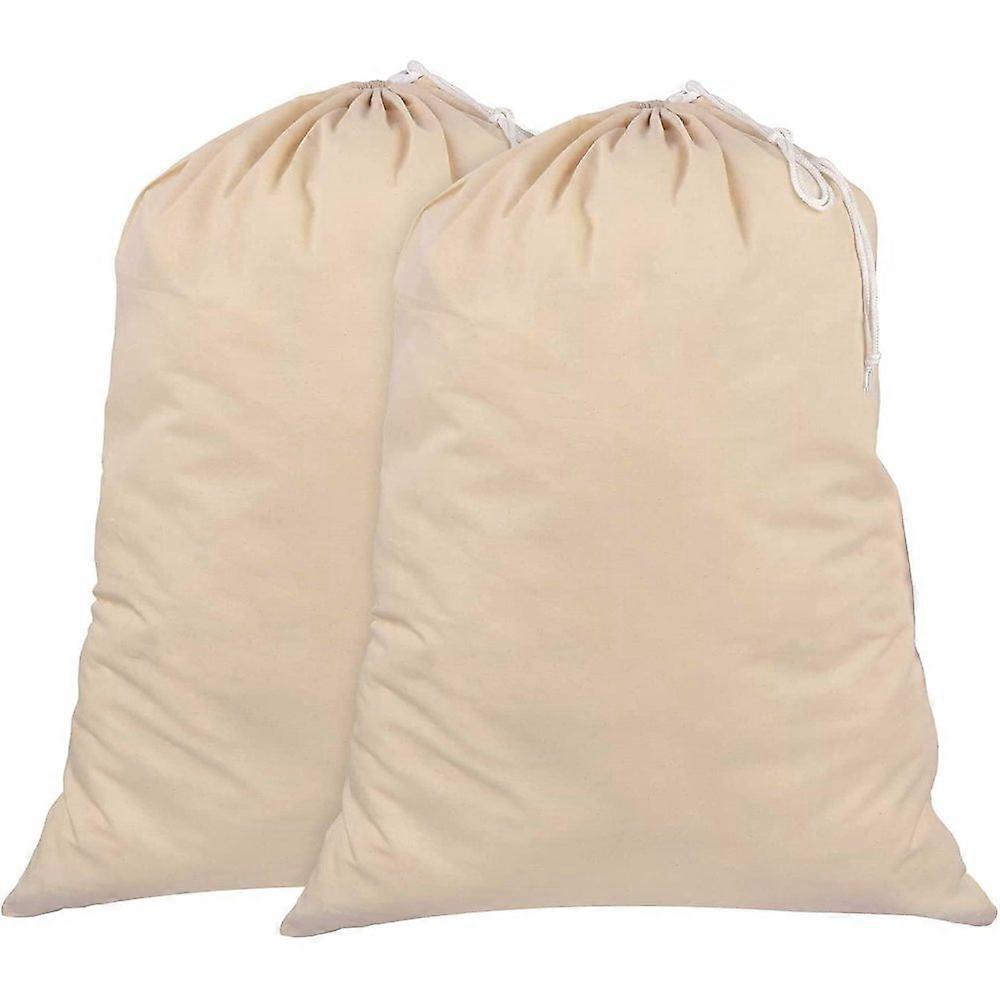 2pcs Canvas Laundry Bag 35*52