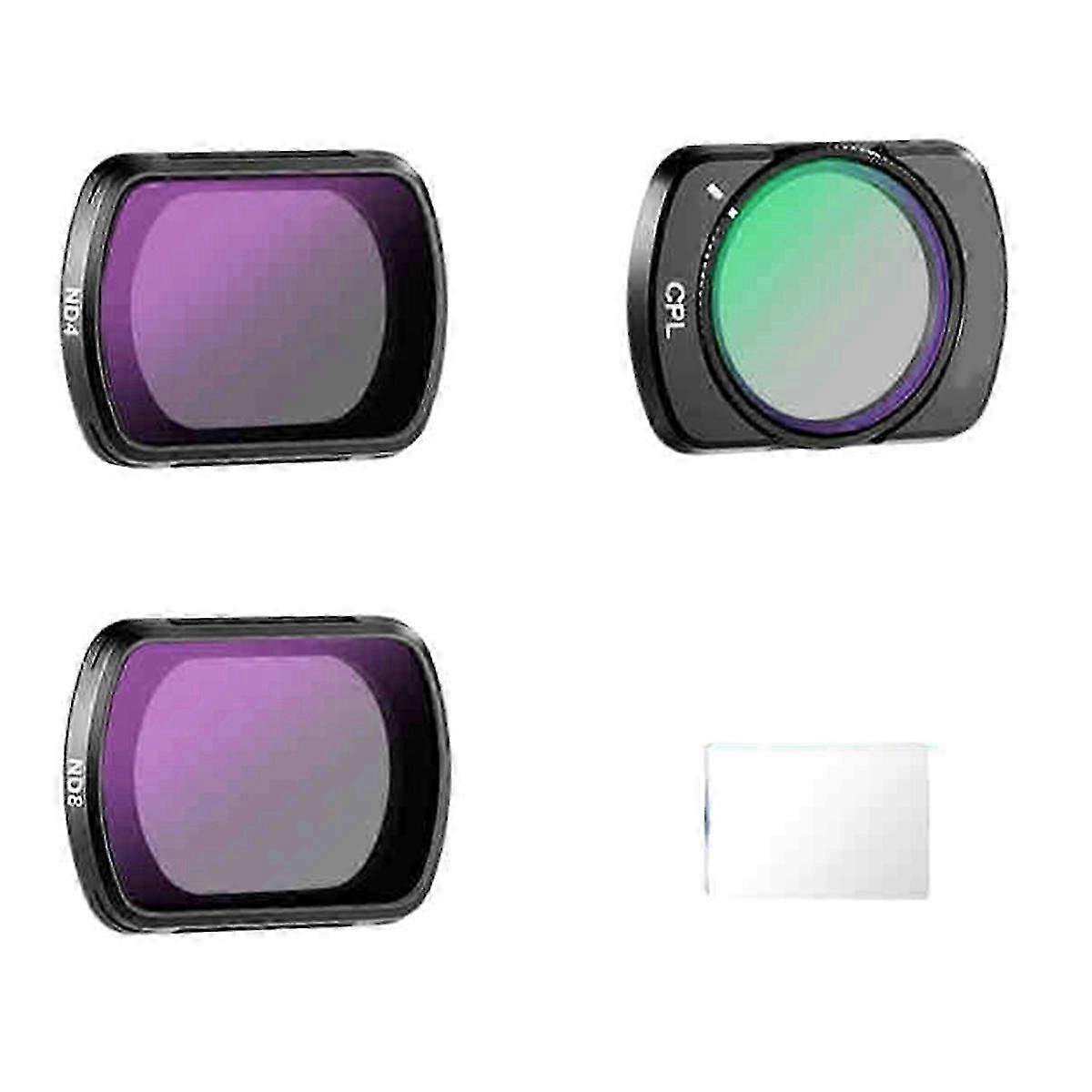 Magnetic Effect Filter Set Magnetic Limited Stops Adjustable ND Filter with HD Multi Coated Optical Glass/Aluminum Frame