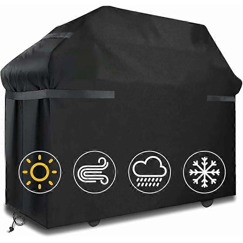Vintage Heavy-Duty Windproof BBQ Cover