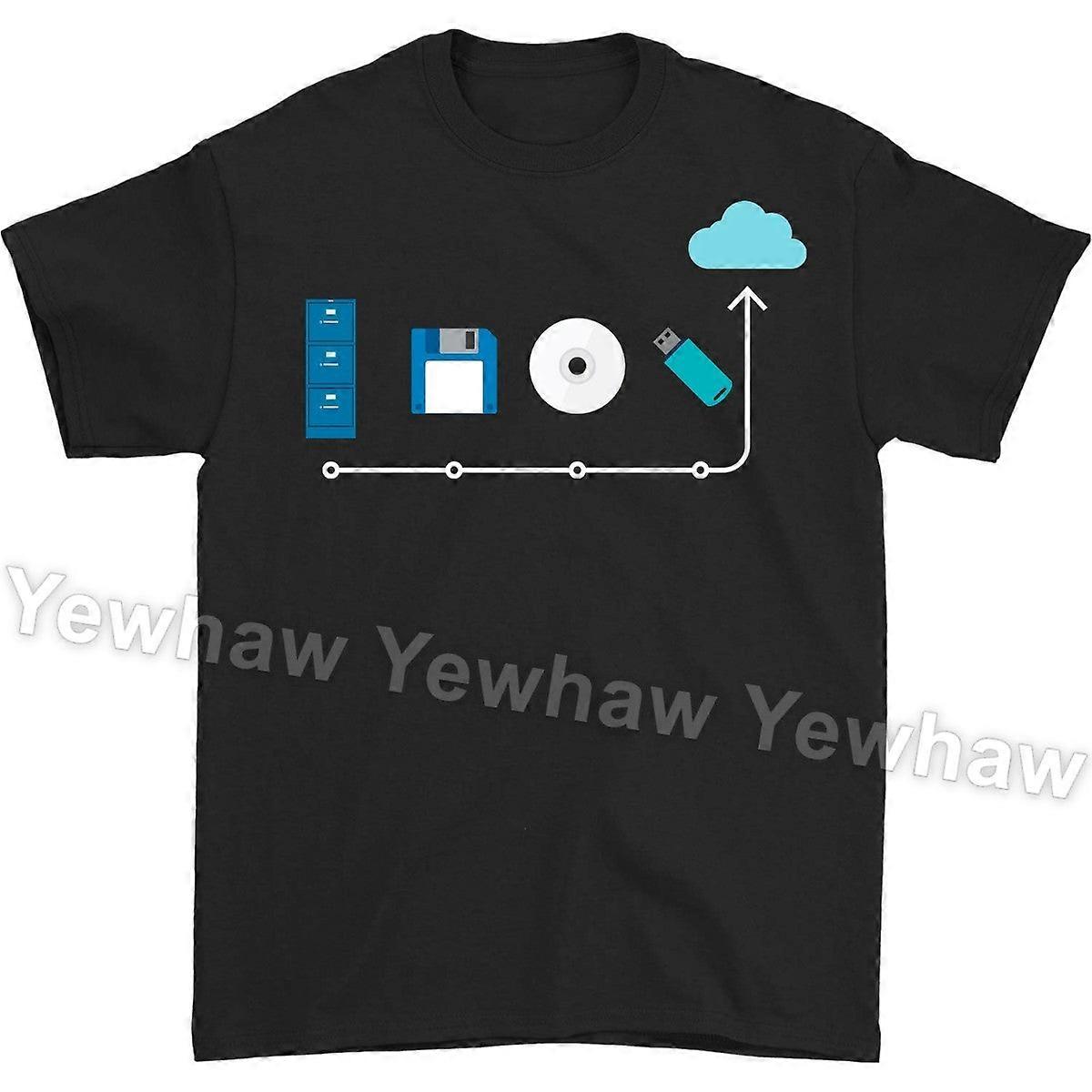 Cloud It Professional Sys Admin Programming Coding Floppy Disk T-shirt, Web Developer Programmers Software Coder Gift