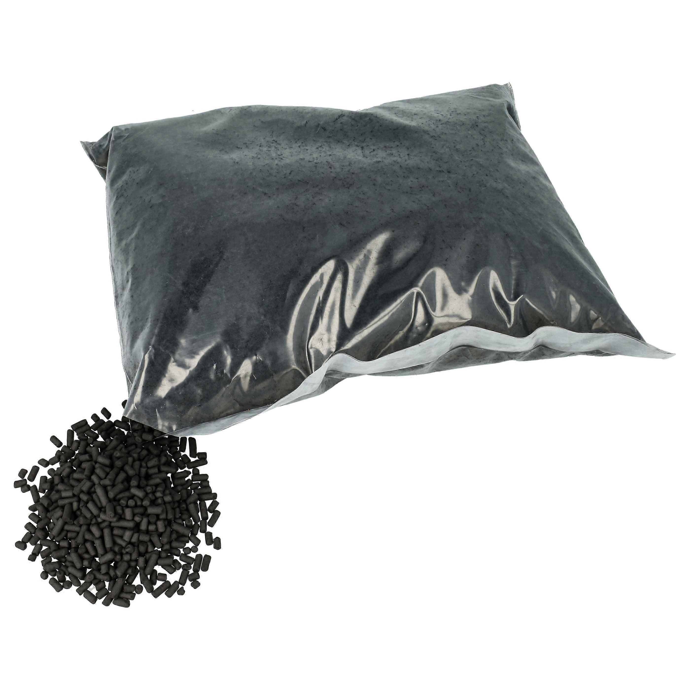 Recharge de granulés de charbon actif vhbw 2,5 kg compatible avec les hottes aspirantes Berbel BEH 55 FL, BEH 60 FL, BEH 55 FLT, BEH 60 FLT - diamètre 3 - 4 mm