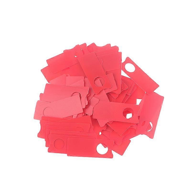 100Pcs Garden Planting Tag With Hole Melon Fruit Tree Markers Sign Portable Plastic Waterproof Hanging Label For Flower Nursery