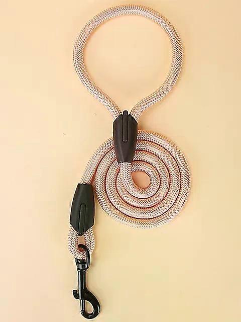 1 kpl oranssi pyöreä köysi lemmikkikoiran talutushihnavaljaat, korkealaatuiset, vahvat ja kestävät lemmikkieläinten talutushihnat