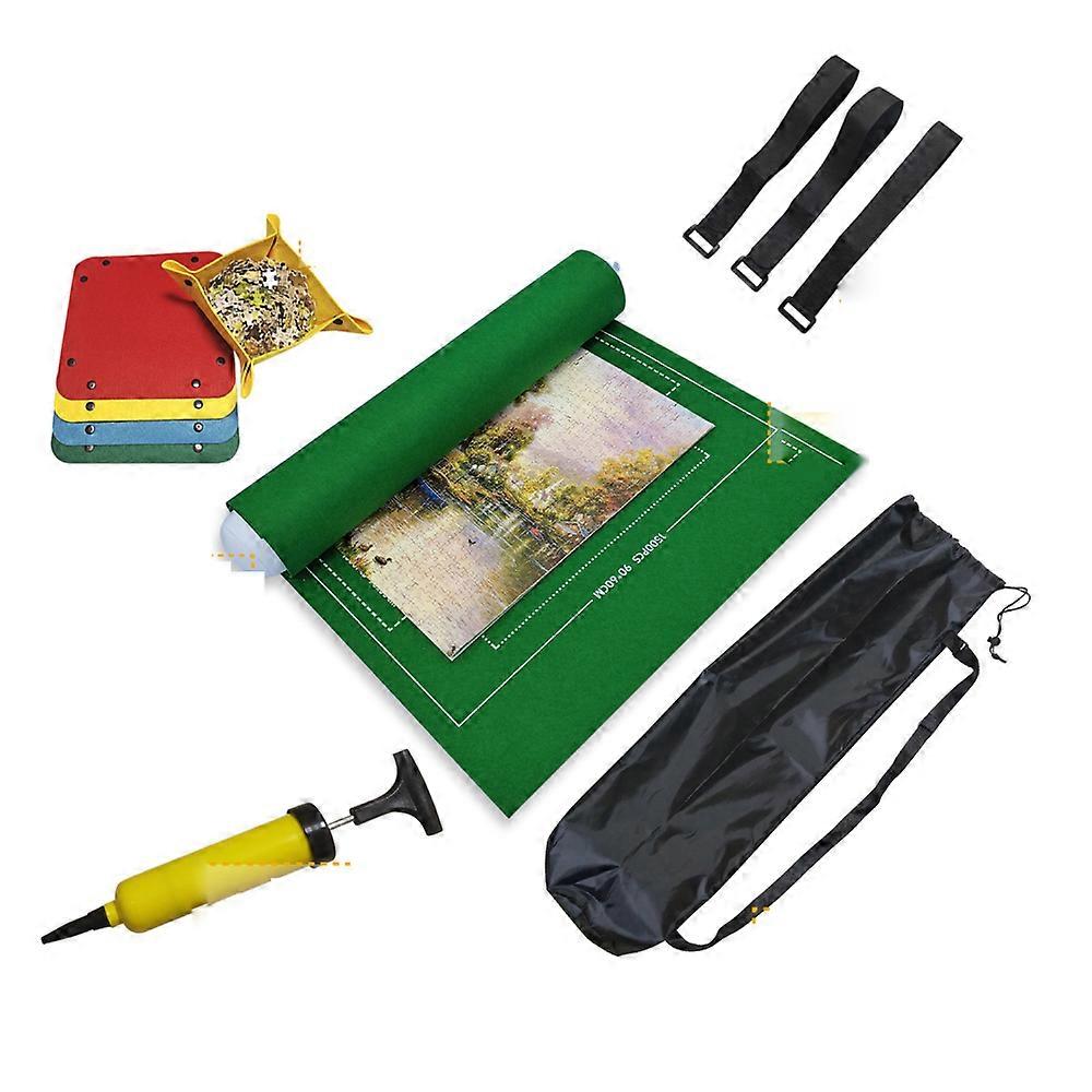 Puzzle Storage, Inflatable Roll, Non-Slip Mat