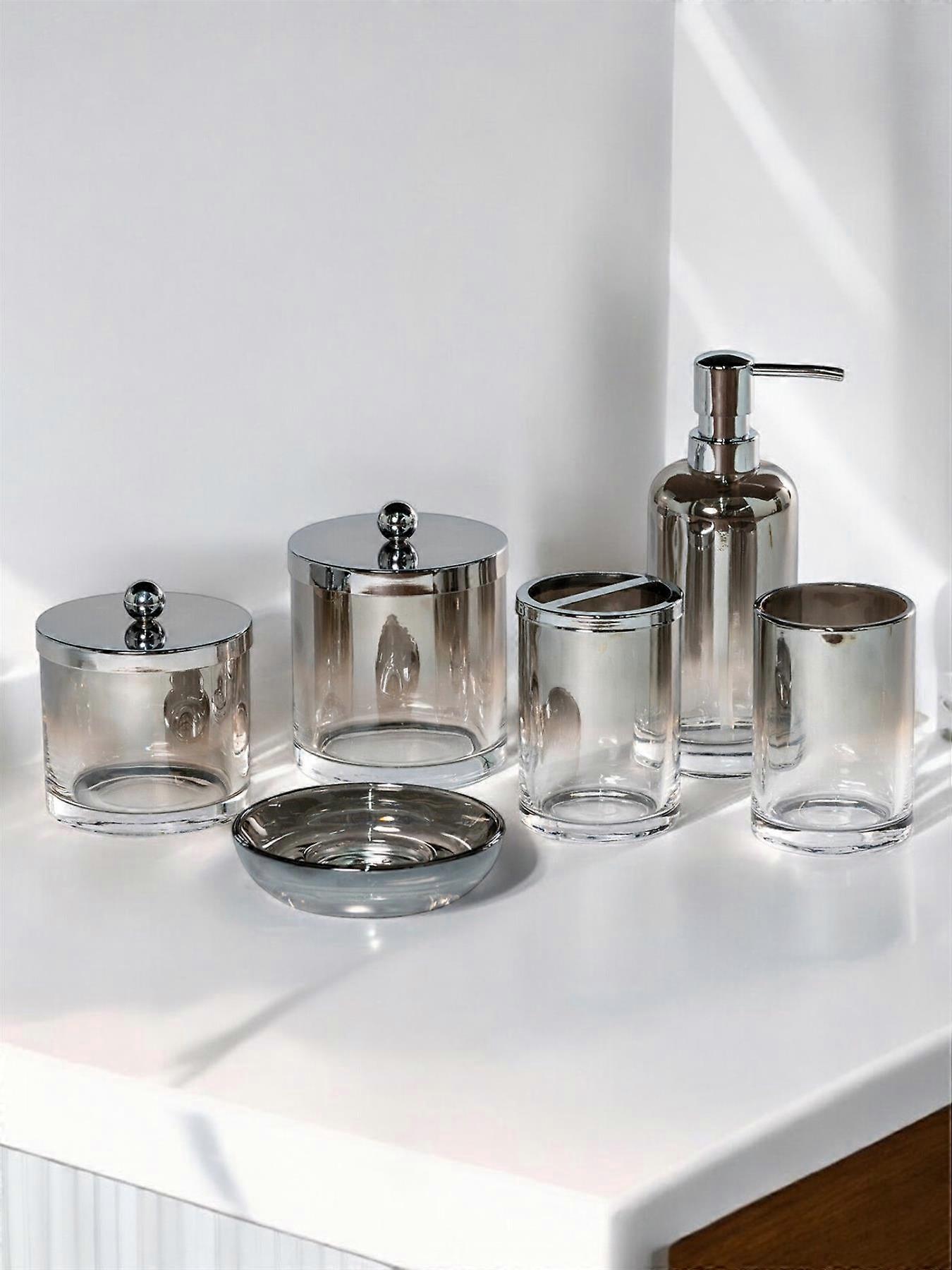 Ombre 6 Piece Bathroom Accessory Set
