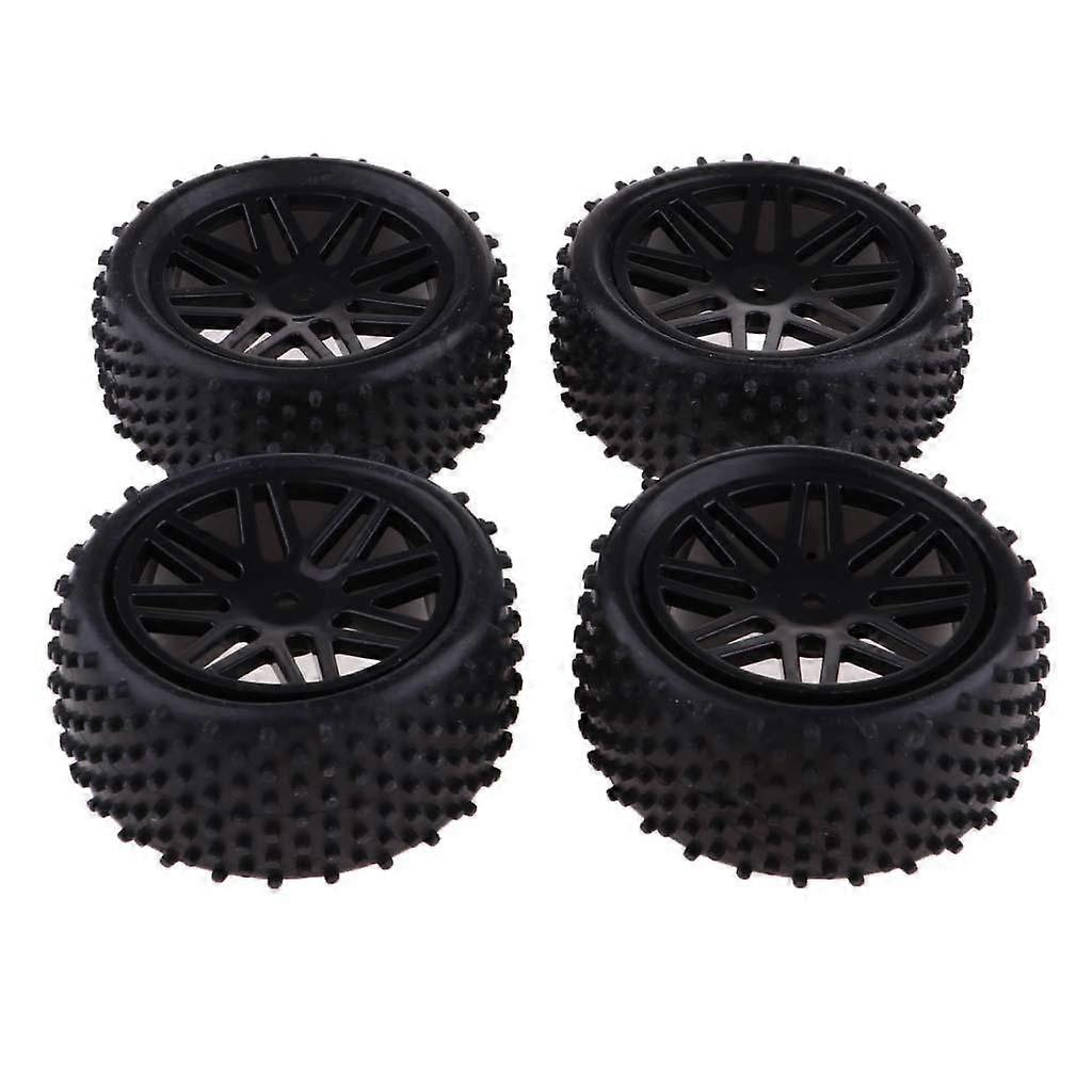 Set/4Pcs 1/10 Wheels Tires for RC Racing Car HSP Redcat HPI Axial
