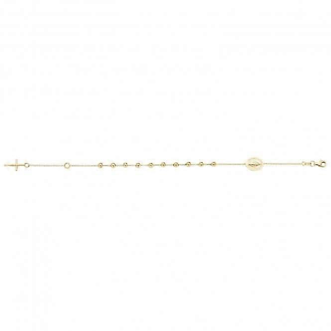 9ct Yellow Gold Rosary Bracelet Ladies BR619