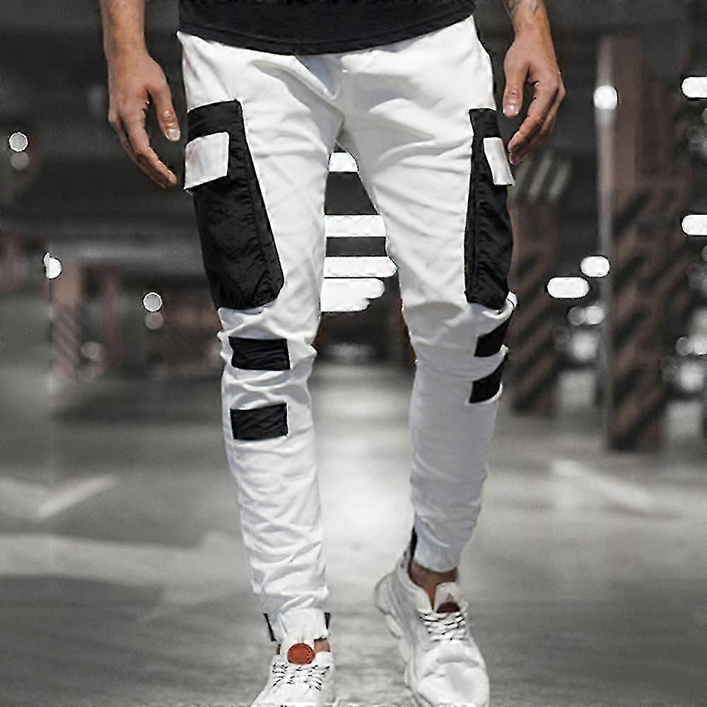 Slim Fit Jogging Combat Jogger Work Tracksuit Bottoms Cargo Pants Byxor