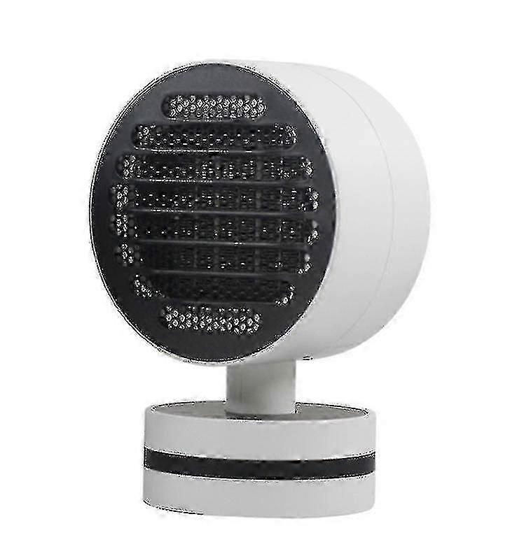 Heater Fan Home Office Desktop Usb Electric Heating Hot Air Blower(white)