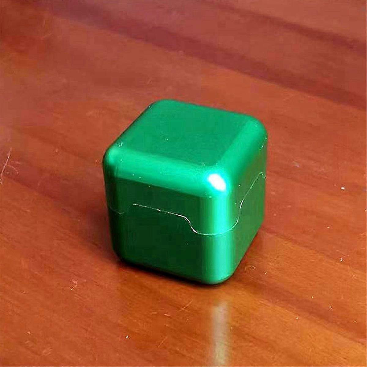 Billiard Chalk Storage Box Billiard Accessories Pool Chalk Cube Chalk Storage Holder Pool Chalks Carrier Case Green