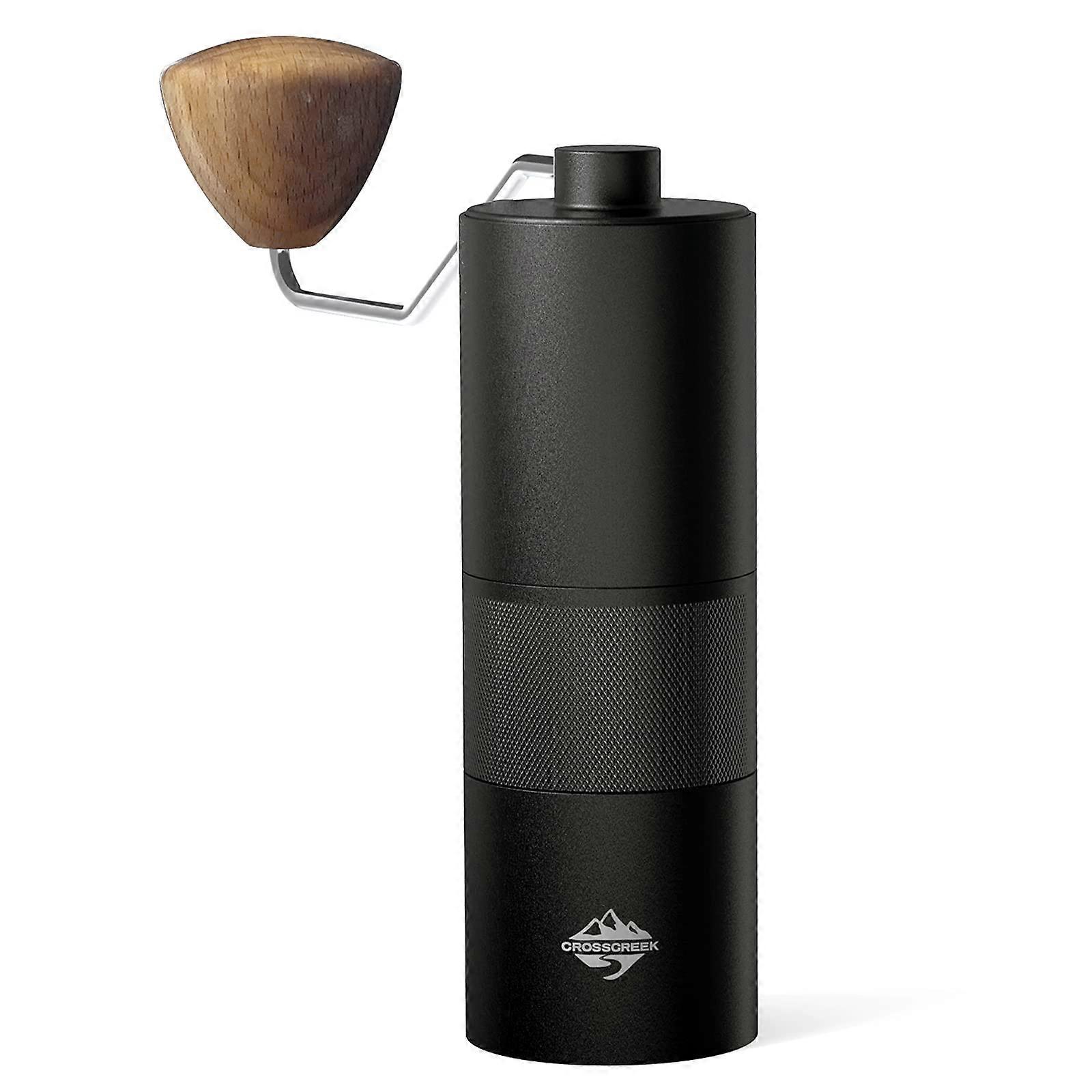 Manual Coffee Grinder - Portable Handheld CNC Stainless Steel Burr Mill with 36 Adjustable Settings for Home Office Camping 6255-41201-01A
