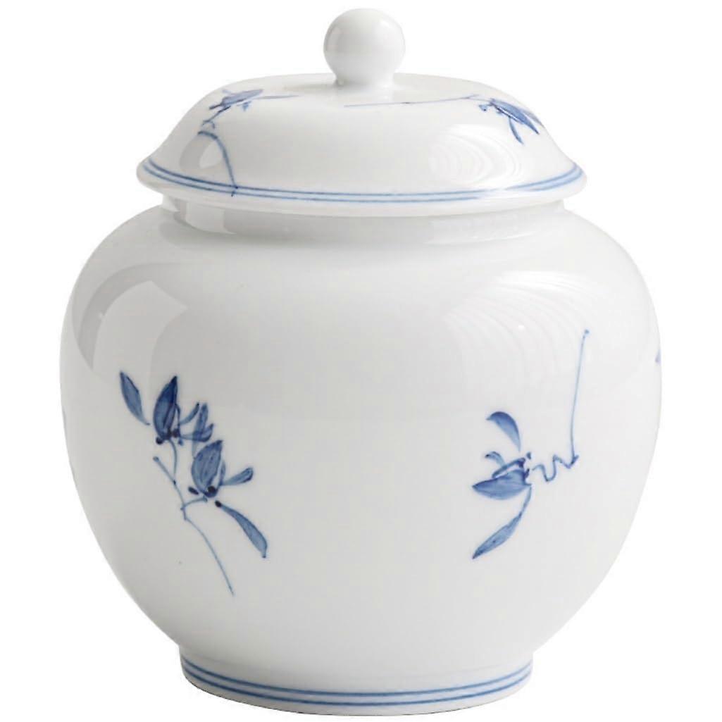 Ceramic Sealed Tea Storage Jar Small Size for Kitchen Food Storage, Durable and Airtight Container